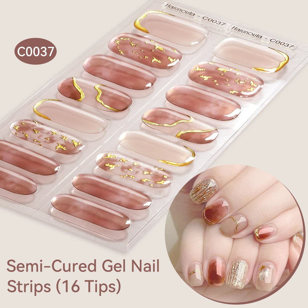 LuxeCure Semi-Cured Gel Nail Wraps