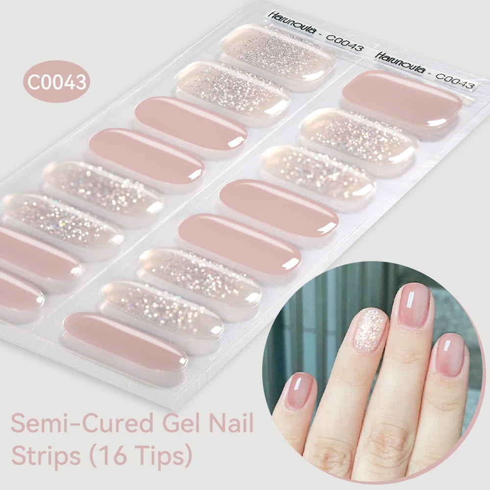 LuxeCure Semi-Cured Gel Nail Wraps