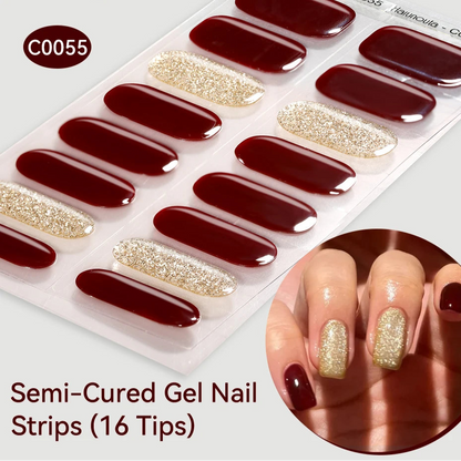 LuxeCure Semi-Cured Gel Nail Wraps