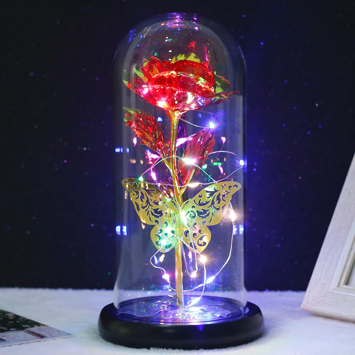 Enchanted Rose Bloom Light
