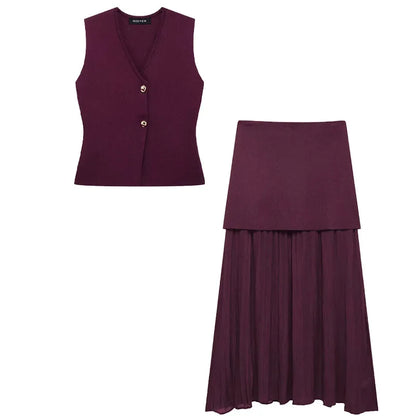 Zoe V-Neck Set
