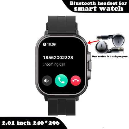 SyncWear Pro – The Ultimate 2-in-1 Smartwatch & Wireless Earbuds Combo
