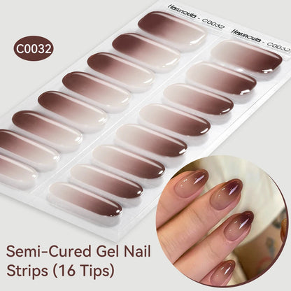 LuxeCure Semi-Cured Gel Nail Wraps