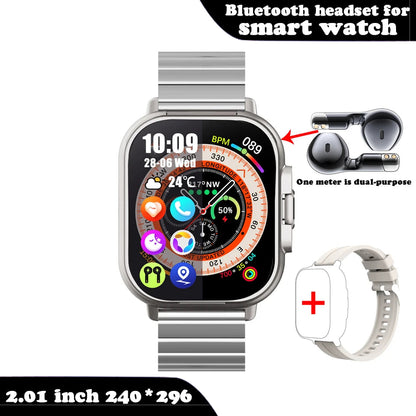 SyncWear Pro – The Ultimate 2-in-1 Smartwatch & Wireless Earbuds Combo