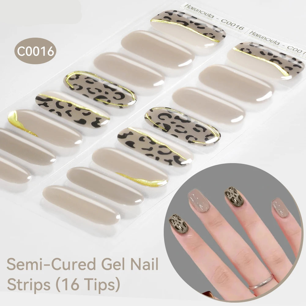 LuxeCure Semi-Cured Gel Nail Wraps
