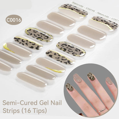 LuxeCure Semi-Cured Gel Nail Wraps