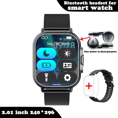 SyncWear Pro – The Ultimate 2-in-1 Smartwatch & Wireless Earbuds Combo