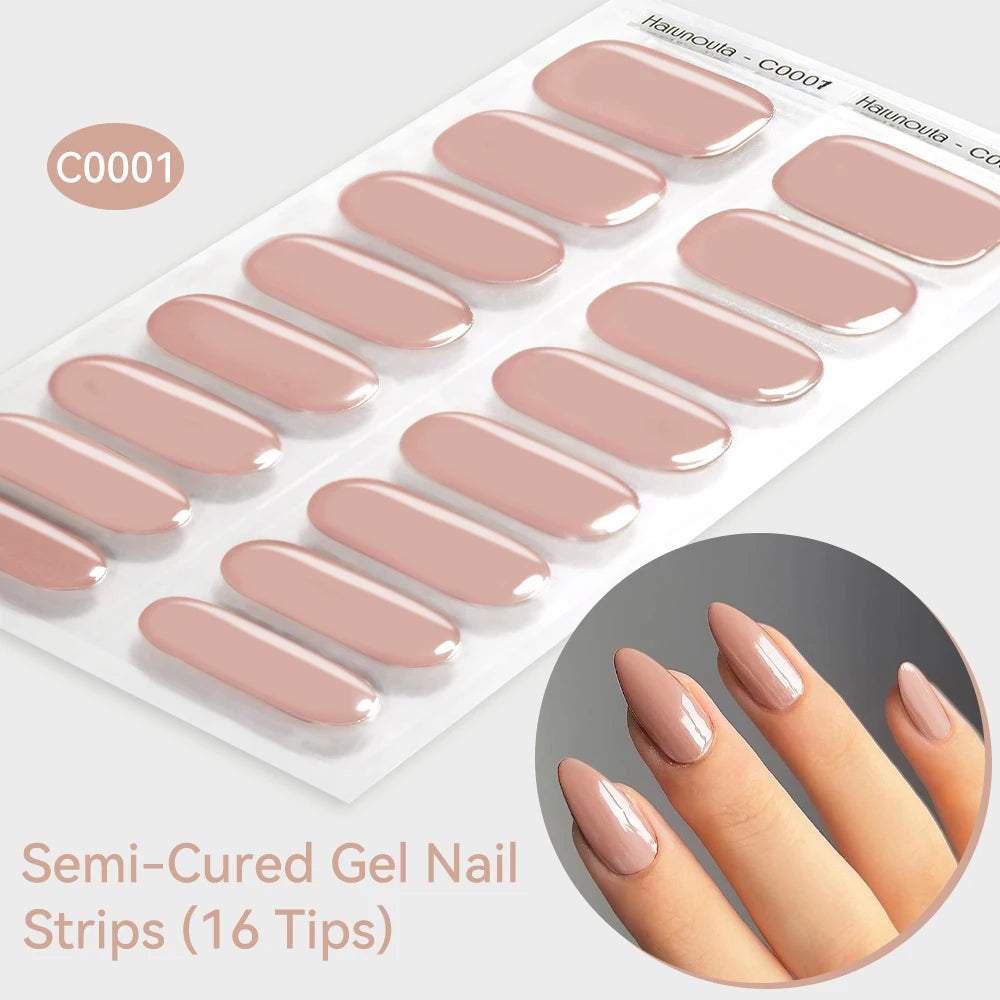 LuxeCure Semi-Cured Gel Nail Wraps