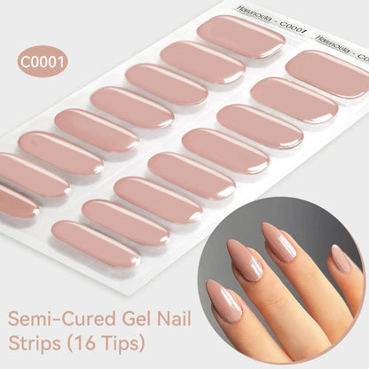 LuxeCure Semi-Cured Gel Nail Wraps