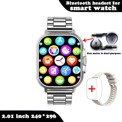 SyncWear Pro – The Ultimate 2-in-1 Smartwatch & Wireless Earbuds Combo