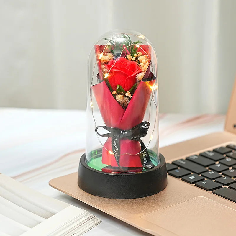 Eternity Bloom Flower Bouquet with LED lights