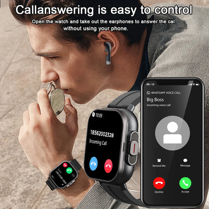 SyncWear Pro – The Ultimate 2-in-1 Smartwatch & Wireless Earbuds Combo