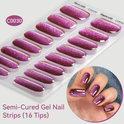 LuxeCure Semi-Cured Gel Nail Wraps