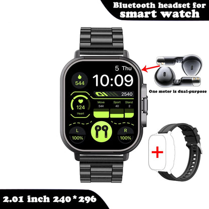SyncWear Pro – The Ultimate 2-in-1 Smartwatch & Wireless Earbuds Combo