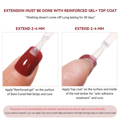 LuxeCure Semi-Cured Gel Nail Wraps