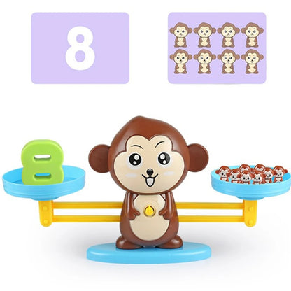 Montessori Math Toy Monkey Balance