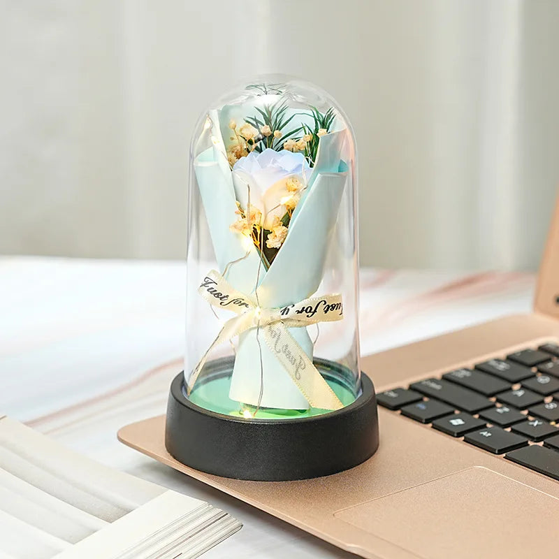 Eternity Bloom Flower Bouquet with LED lights