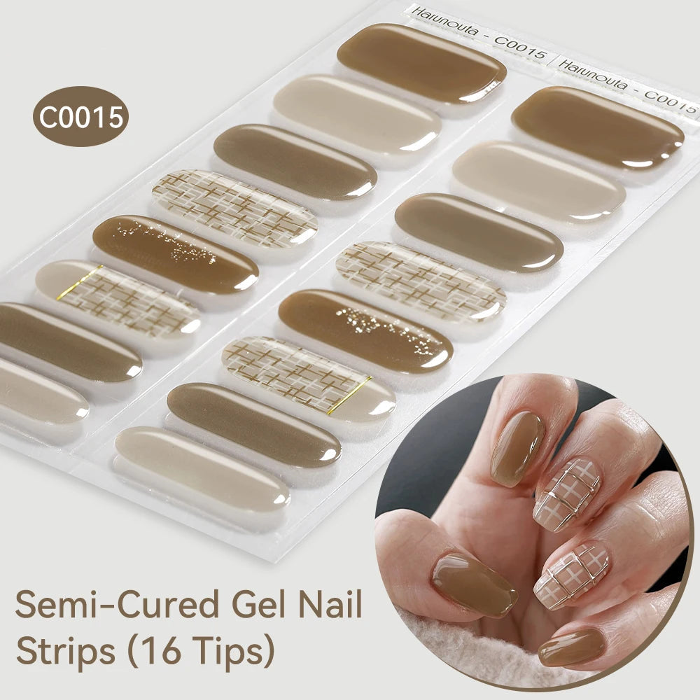 LuxeCure Semi-Cured Gel Nail Wraps