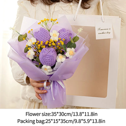 Crochet Sunflower Bouquet