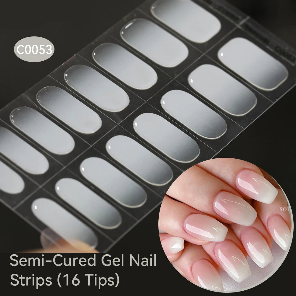 LuxeCure Semi-Cured Gel Nail Wraps