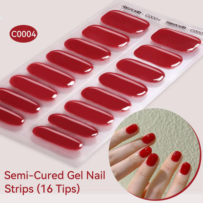 LuxeCure Semi-Cured Gel Nail Wraps