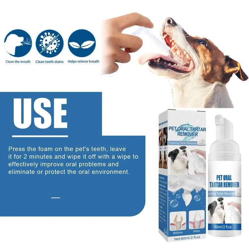 FreshPaws Natural Tartar & Breath Foam
