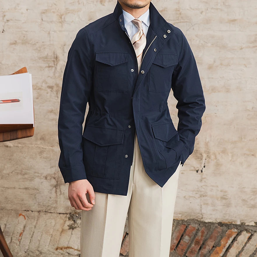 Men’s Breezy Casual O-Neck Jacket