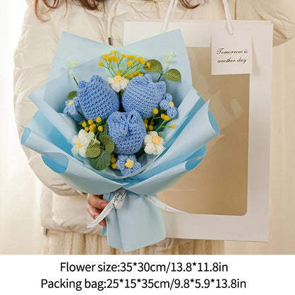 Crochet Sunflower Bouquet