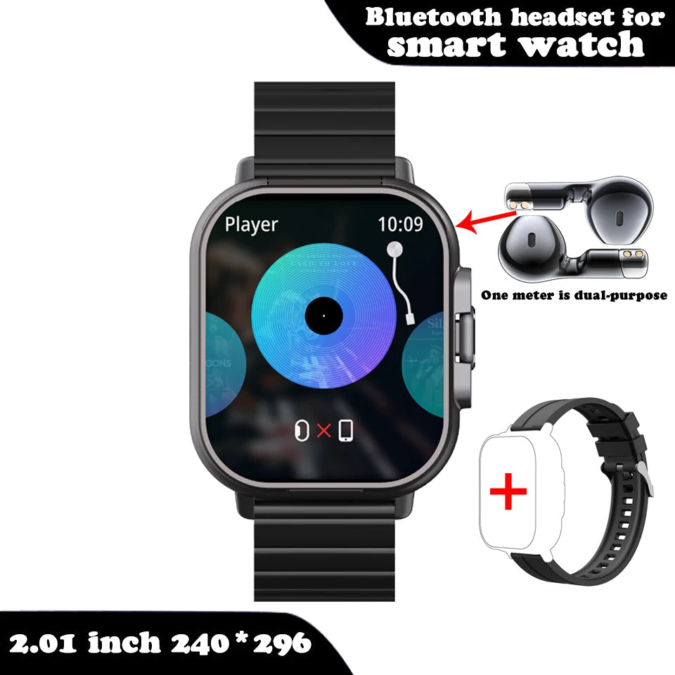 SyncWear Pro – The Ultimate 2-in-1 Smartwatch & Wireless Earbuds Combo