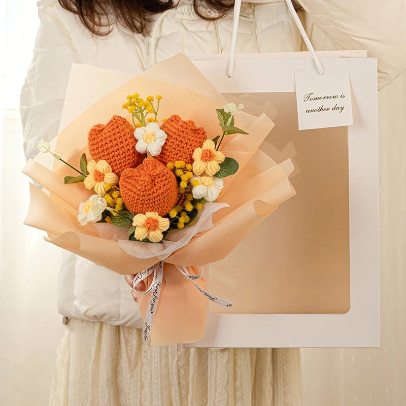 Crochet Sunflower Bouquet