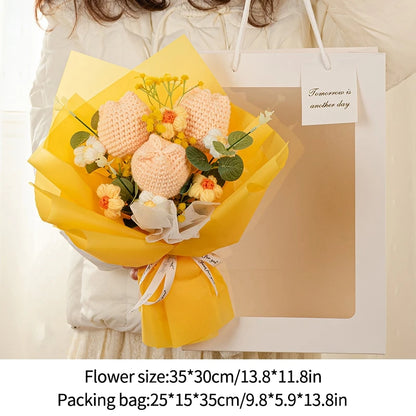 Crochet Sunflower Bouquet