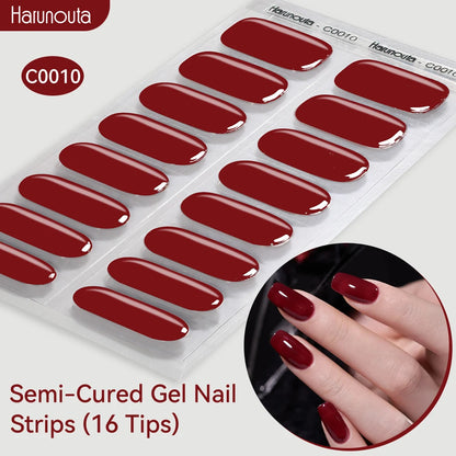 LuxeCure Semi-Cured Gel Nail Wraps