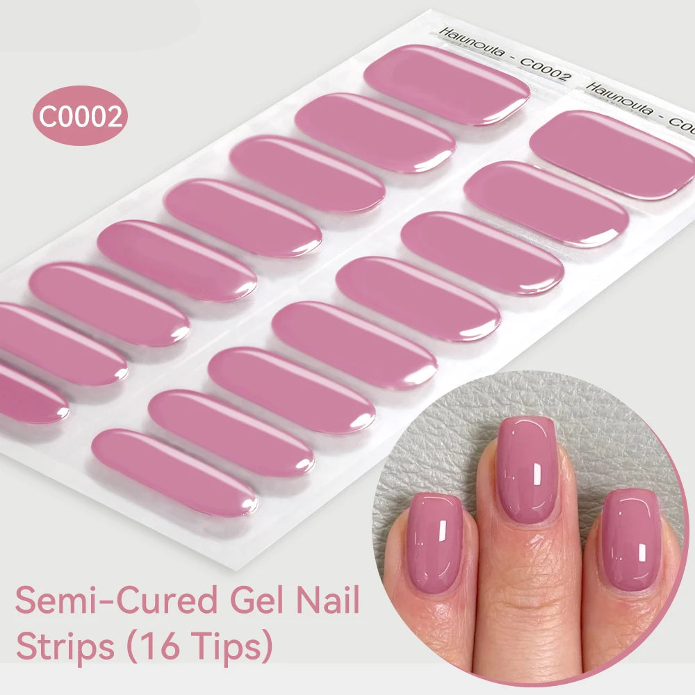 LuxeCure Semi-Cured Gel Nail Wraps