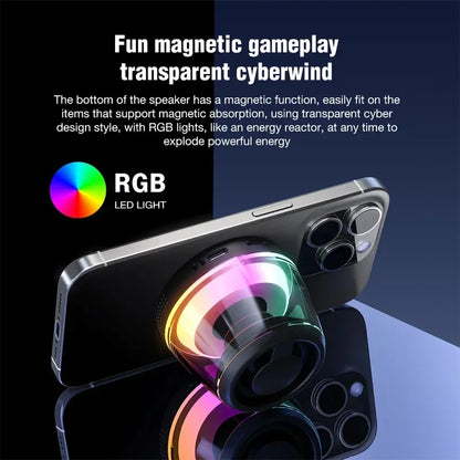 SoundGrip 360: Magnetic Bluetooth Speaker