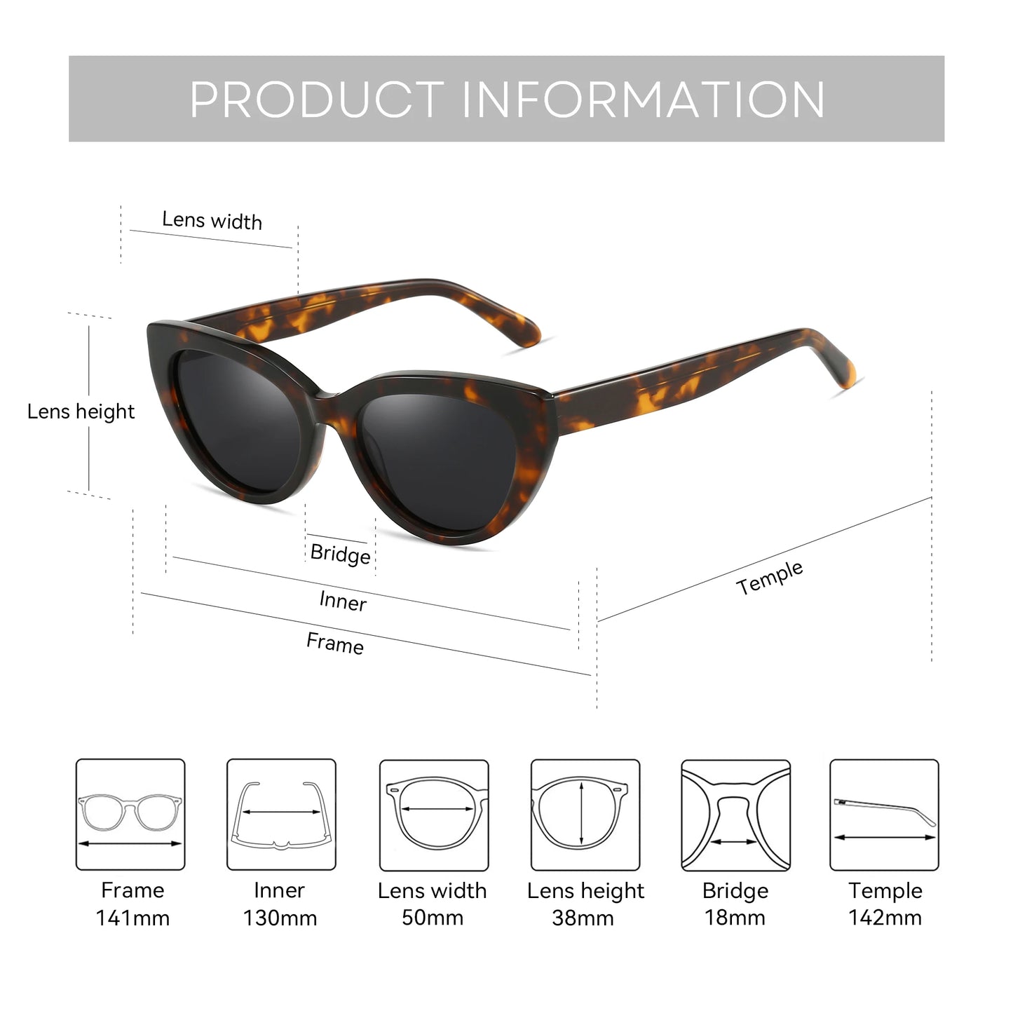 Riviera Cat Eye Sunglasses