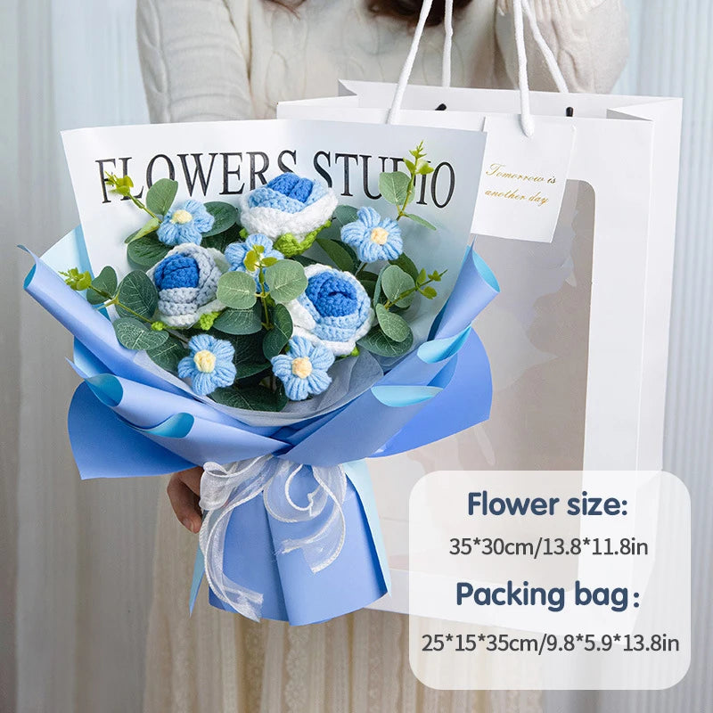 Crochet Sunflower Bouquet