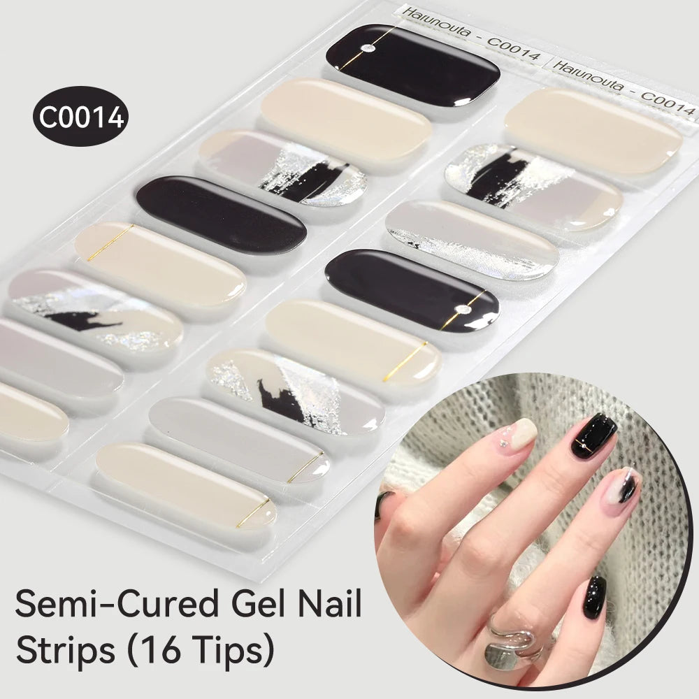 LuxeCure Semi-Cured Gel Nail Wraps