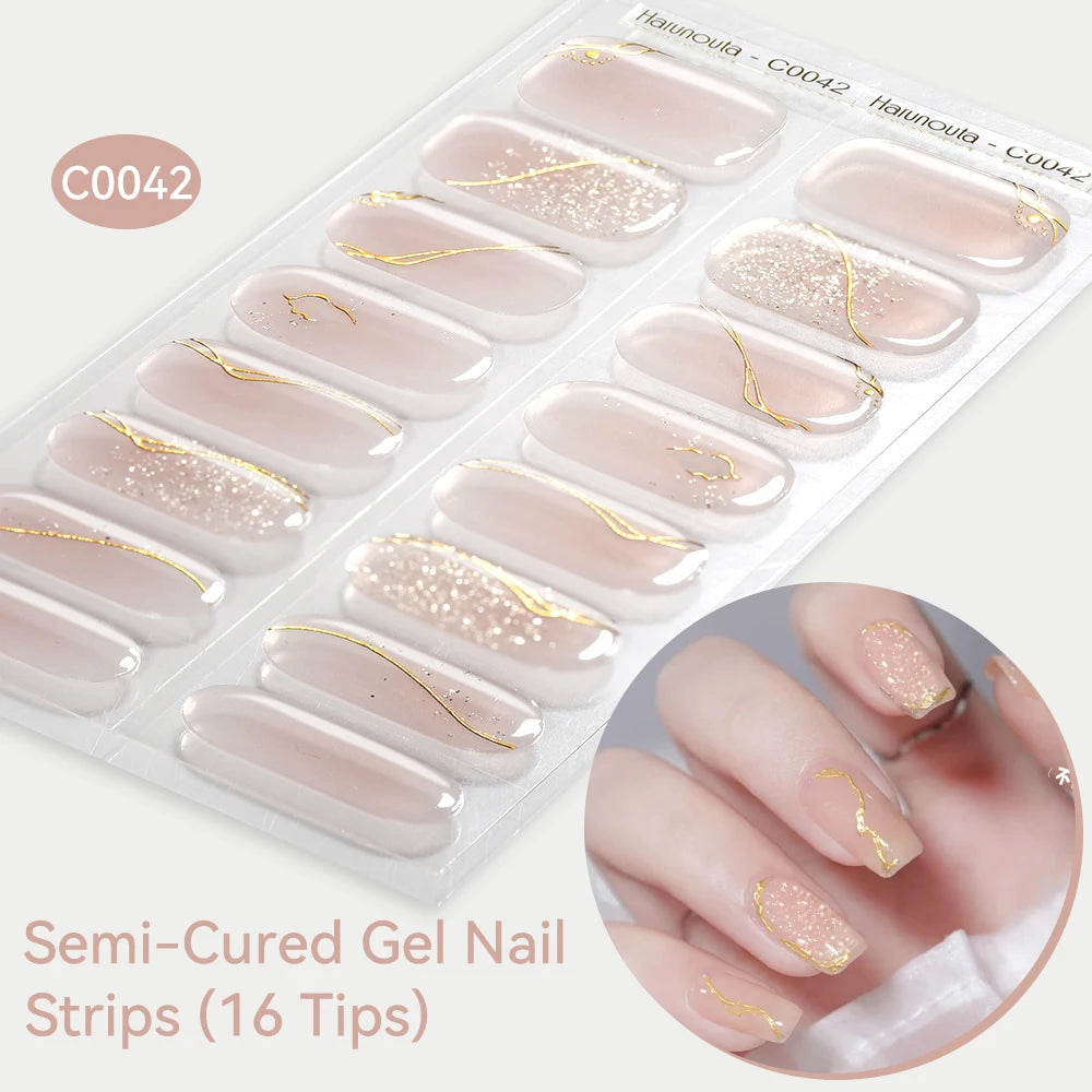 LuxeCure Semi-Cured Gel Nail Wraps
