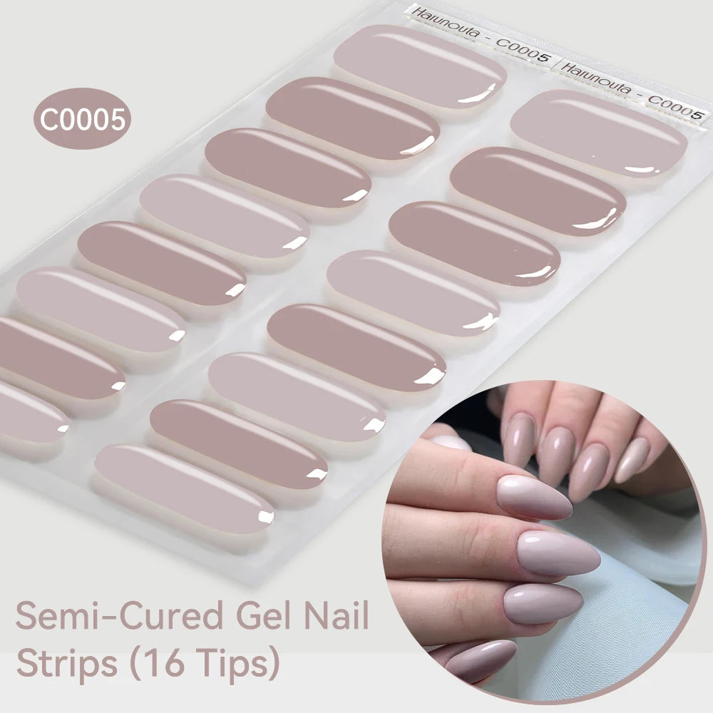 LuxeCure Semi-Cured Gel Nail Wraps