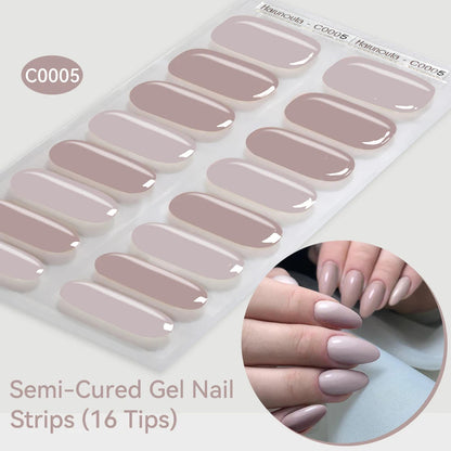 LuxeCure Semi-Cured Gel Nail Wraps