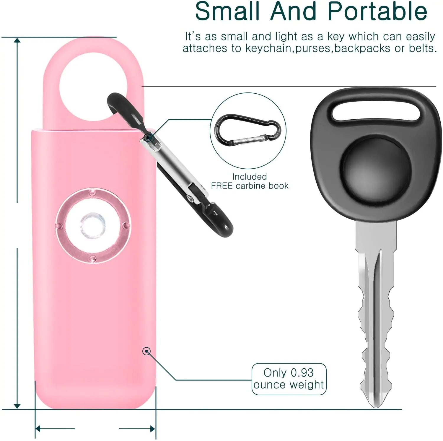 Self Defense Personal Alarm Keychain