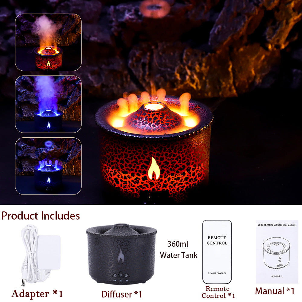 Volcano Fire Flame Air Humidifier