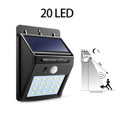 LED Solar Garden Lamp Motion Sensor
