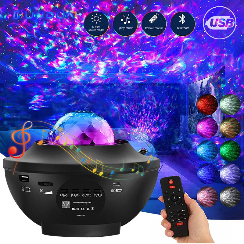 LED Star Galaxy Projector Lamp